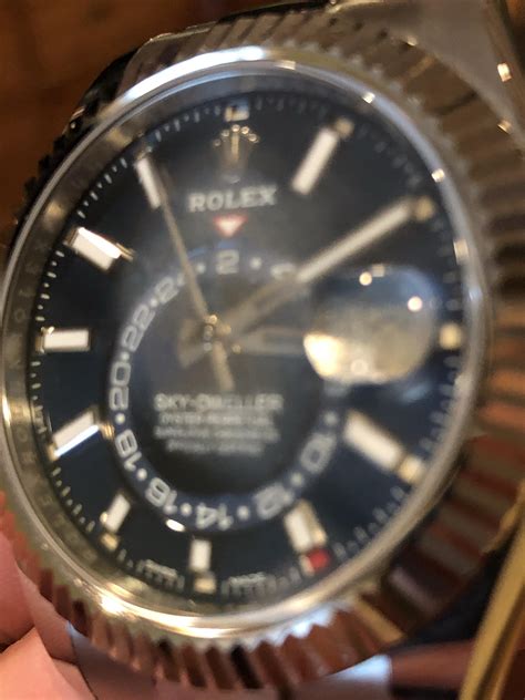 rolex watch condensation.